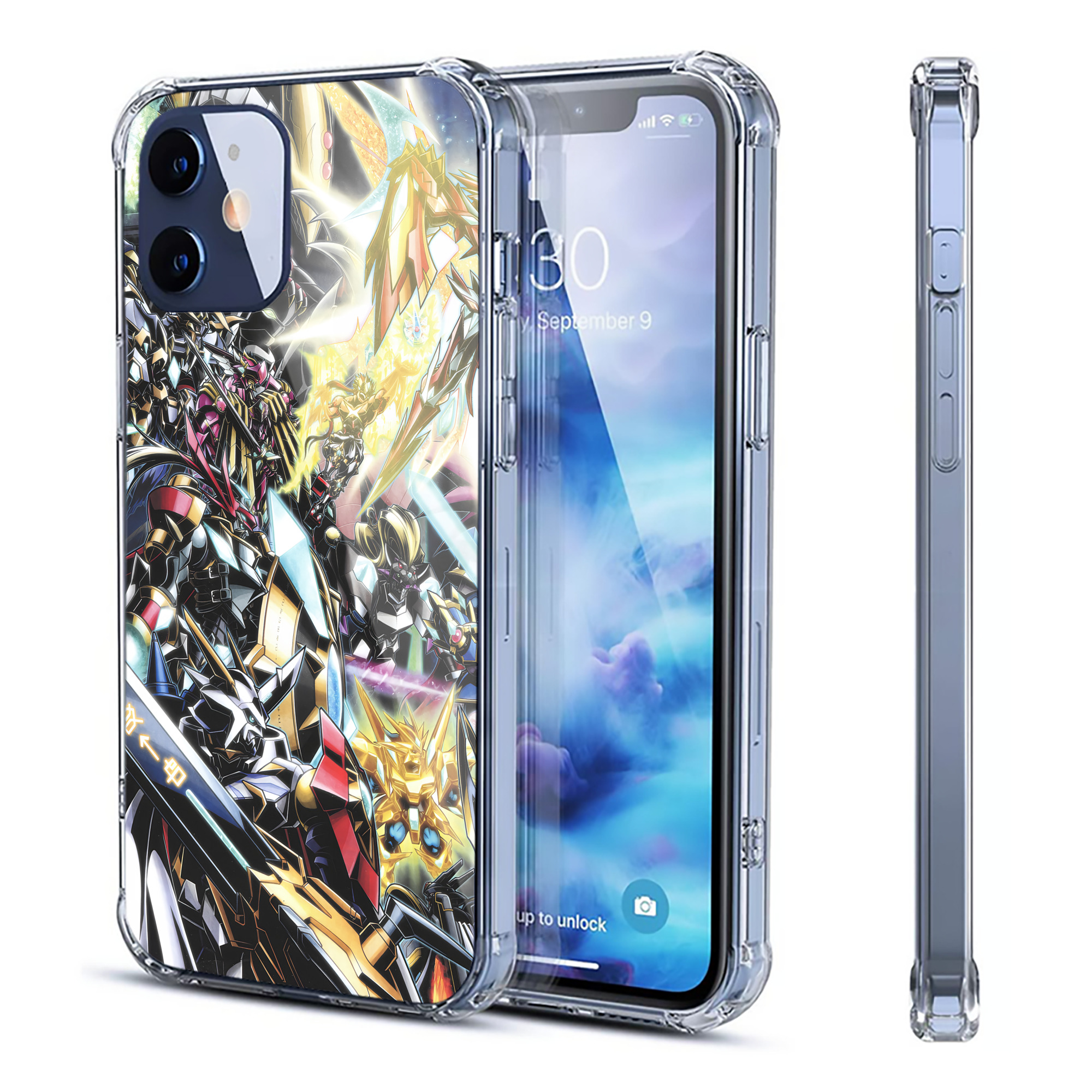 （画像用） Digimon デジタルモンスター/デジモン 【iPhone 12シリーズ対応】透明スマホケース（クリアソフトケース）
